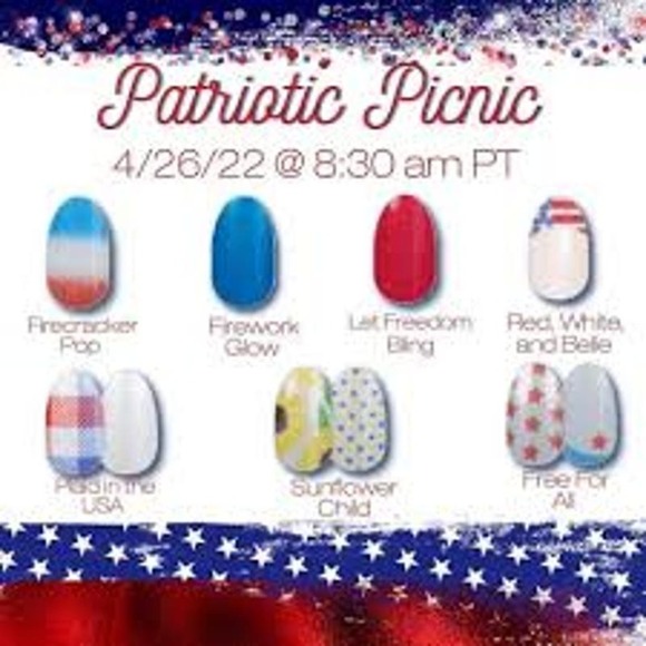 3 for $30 NWT Retired and Rare Color Street "Firework Glow" - Picture 5 of 10